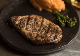 Cultivated ribeye steak by Aleph Farms